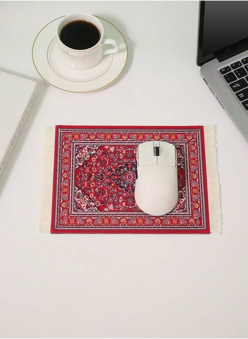 ماركة غير محددة - ماوس باد أنيق بتصميم السجاد العربي متعدد الأستخدامات - Image 1