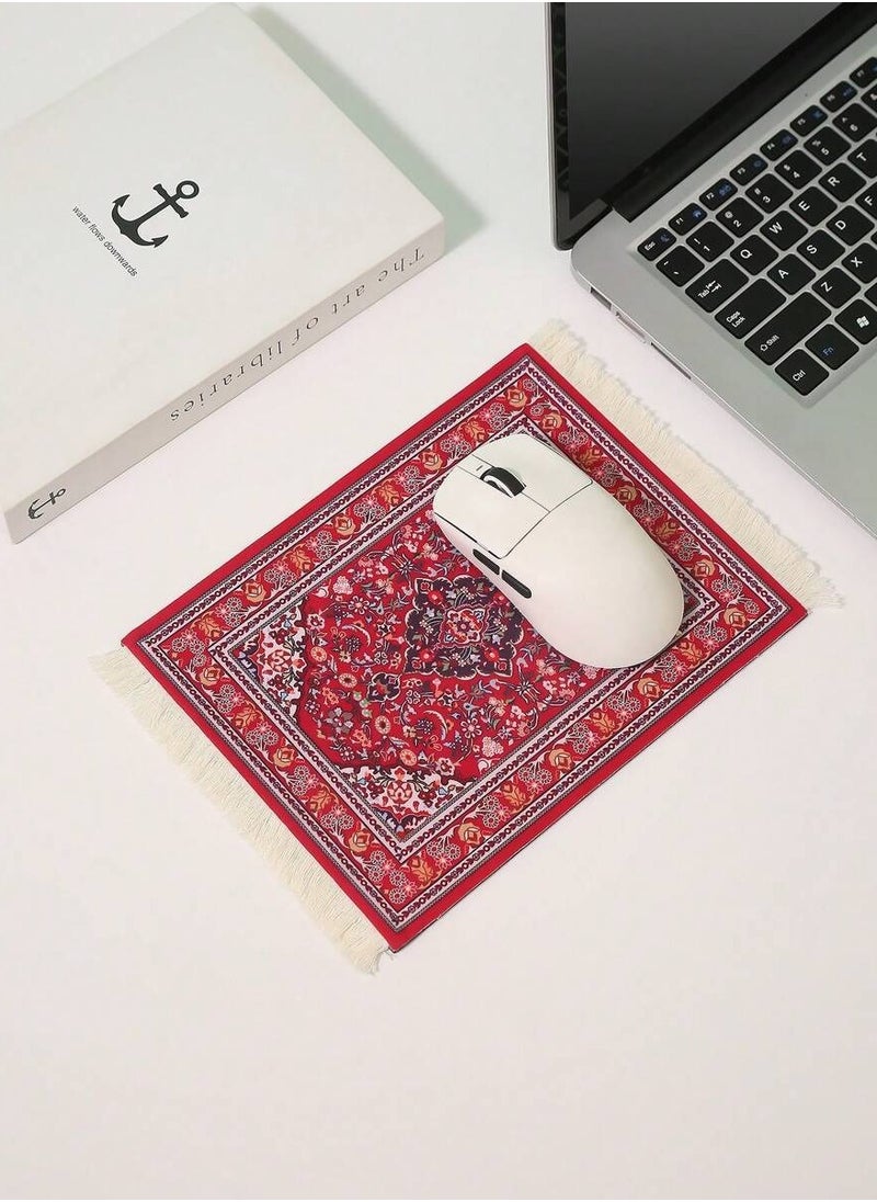 ماركة غير محددة - ماوس باد أنيق بتصميم السجاد العربي متعدد الأستخدامات - Image 1