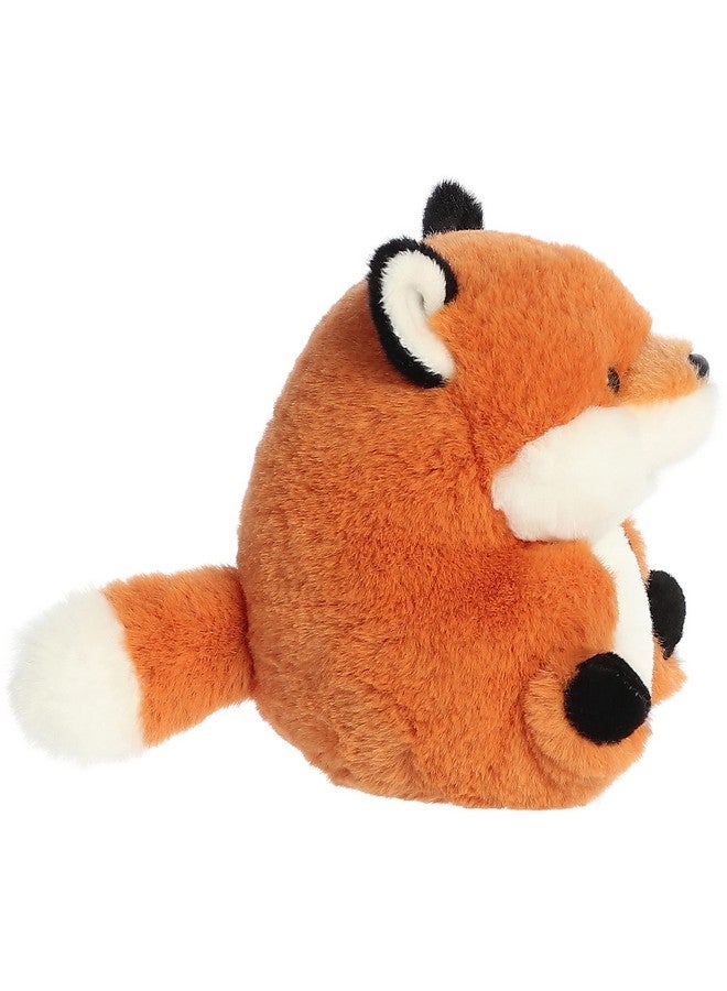 Aurora® Round Rolly Pet™ Finley Fox™ Stuffed Animal - Adorable Companions - On-The-Go Fun - Orange 5 Inches - Image 3