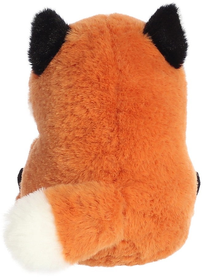 Aurora® Round Rolly Pet™ Finley Fox™ Stuffed Animal - Adorable Companions - On-The-Go Fun - Orange 5 Inches - Image 4