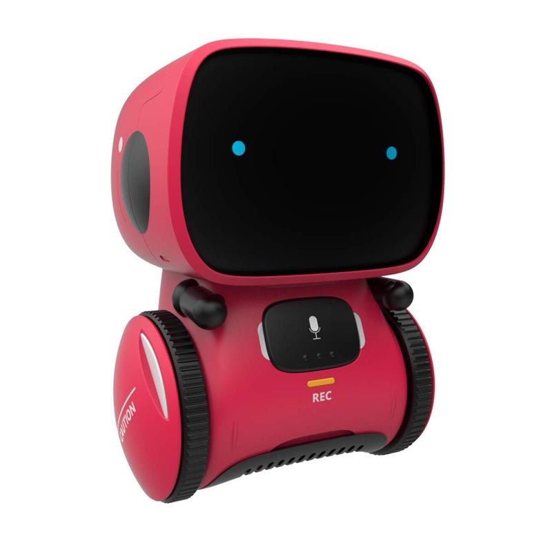 98K Kids Robot Toys for Girls and Boys, Voice Control and Touch Sensor Interactive Smart Talking Robots Intelligent Partner and Teacher with Singing, Dancing, Repeating, Toy Gifts for Kid Age 3 and Up - Image 1