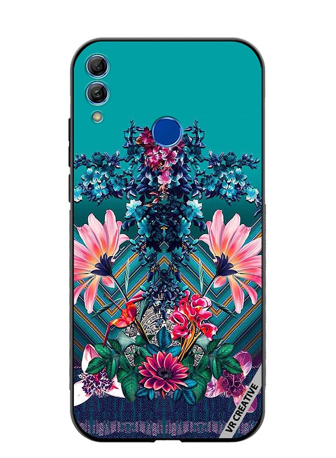 Protective Case Cover For Honor 10 Lite Flower Design Multicolour