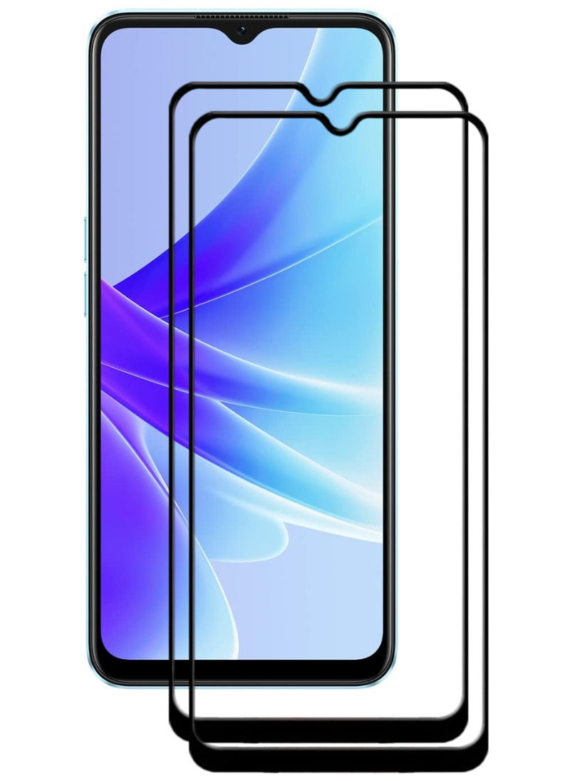 ACLIX 2 Pieces Antistatic ESD Dustproof Premium Quality High Definition Tempered Glass Screen Protector Designed For Oppo A77 4G - Image 1