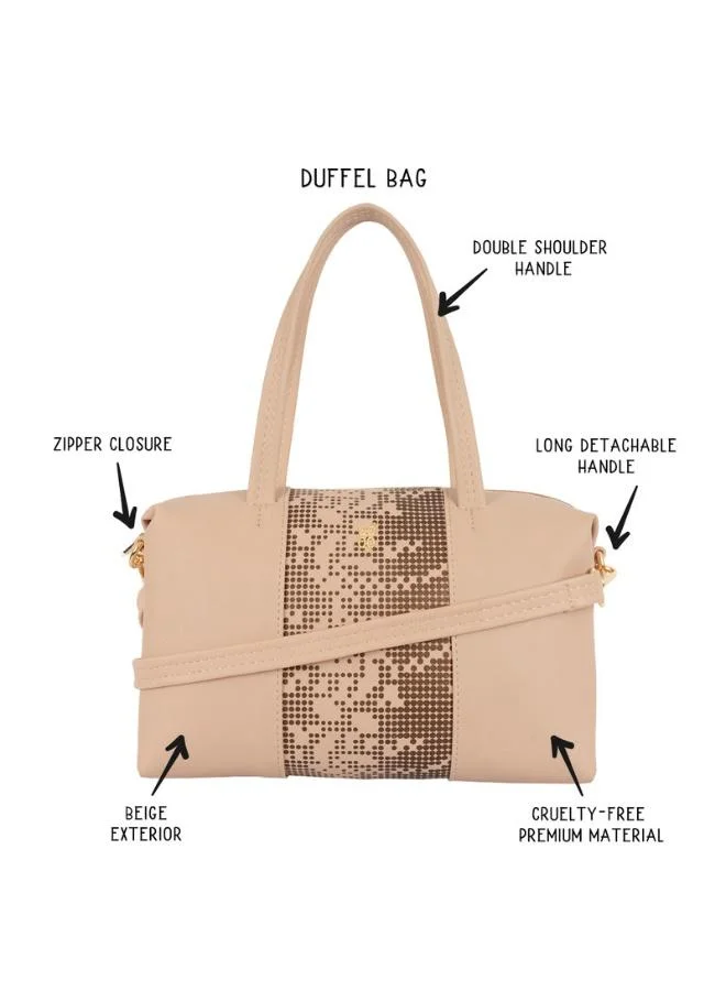 باجيت حقيبة يد نسائية بيج صغيرة الحجم | حقيبة يد أنيقة وعملية