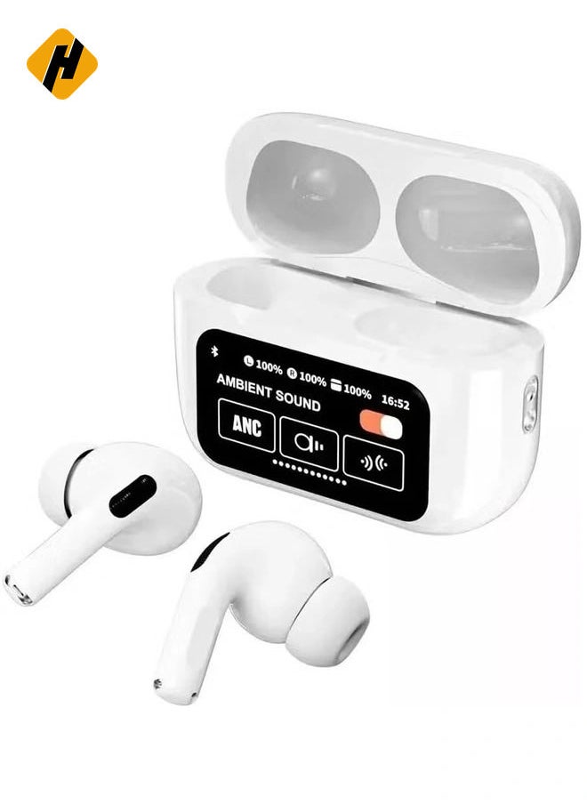 HuHa - BestOne A9 Pro Touch Screen Wireless Headphones – TWS Earbuds with Bluetooth, ANC, and Sport Earphone Design - Image 1