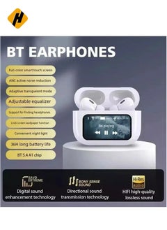 HuHa BestOne A9 Pro Touch Screen Wireless Headphones – TWS Earbuds with Bluetooth, ANC, and Sport Earphone Design  - Image 4