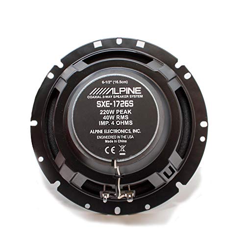 Alpine SXE-1726S 6 1/2" 2 Way Coaxial Speakers (Pair) - Image 4
