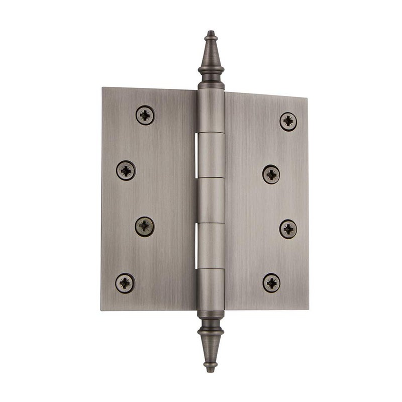 Nostalgic Warehouse Steeple Tip Residential Door Hinge with Square Corners - Image 5