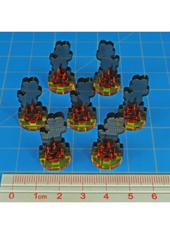 LITKO LITKO Flaming Wreckage Marker | Burning Wreckage | Miniature Wargame Fire Marker | Compatible with DND, Pathfinder, TTRPG, Flame of War, Bolt Action, and Other Miniature Games (Small)  - Image 5