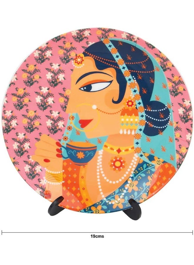 تشومباك رويال راني لوحة حائط معدنية - وردي - Image 5