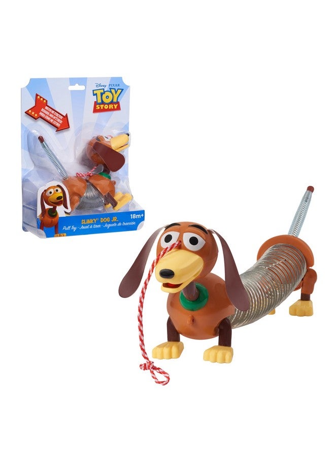 Just Play Disney and Pixar Toy Story Slinky Dog Jr Pull Toy, Toys for 3 Year Old Girls and Boys, Kids Toys for Ages 18 Month by Just Play - Image 1