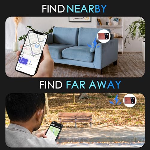 SEINXON Wallet Tracker (iOS Only) IP68 Thin Item Finder Card Luggage Located Bluetooth Works with Apple Find My APP & Network - Wireless Charger (Slim) - Image 5