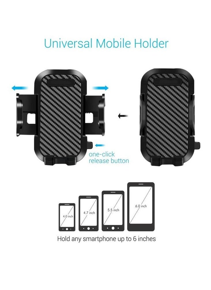 Go-Des 2 In 1 Shockproof 360 Degree Rotatable Car Mobile Phone Holder - GD-HD693