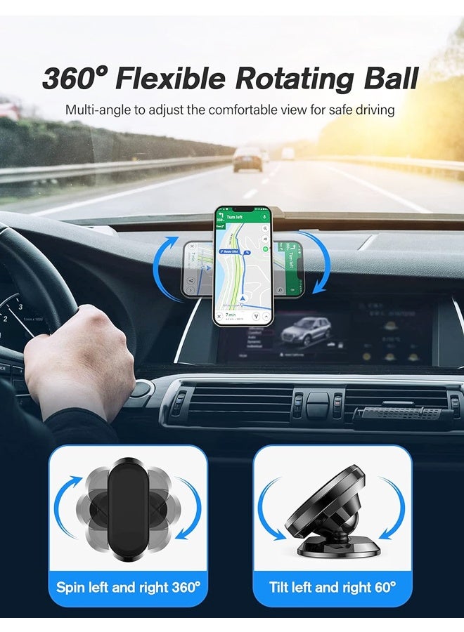 2PCS Magnetic Phone Holder for Car,Phone Holders for Your car -360 Rotation,Car Magnet Phone Mount Compatible with All Cell Phone - Image 5