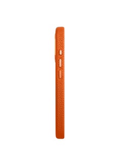 A-Case Amur Full Genuine Leather Case for iPhone 15 Pro Max with MagSafe Function, Metal Buttons Camera Bezel-Slim Fit, Top Grain Leather Magnetic Phone Protective Case for iPhone 15 Pro Max -Orange - pzsku/Z2B9FC421C2360D6E673AZ/45/_/1722957013/b652f273-f1dc-4f9d-83d2-e440c4d8b93a