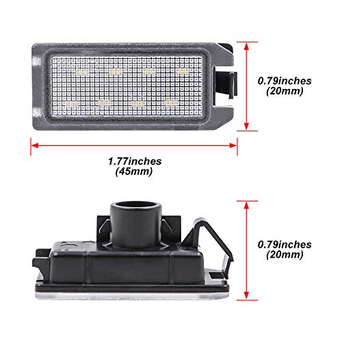 NSLUMO LED License Plate Light Assembly Compatible with 2014-2020 WK2 - Image 4