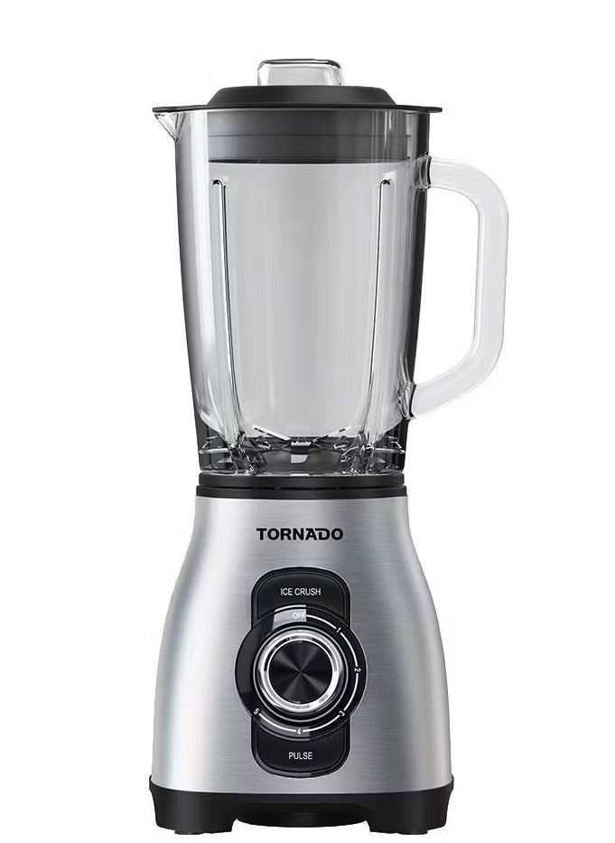 TORNADO - TORNADO Electric Blender 800 Watt 1.75 Liter 5 Silver BL-800T - Image 1
