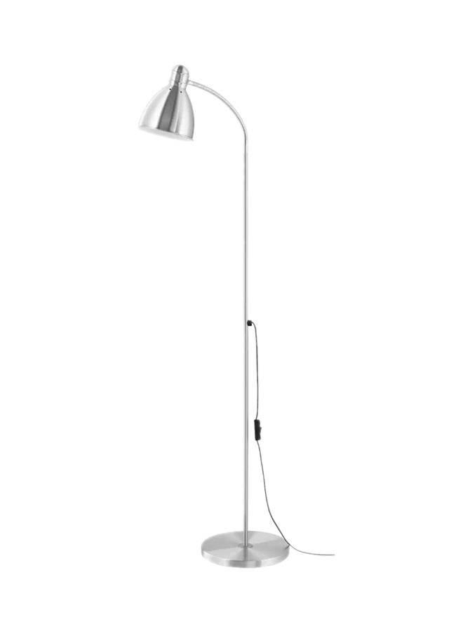 مصباح LED أرضي فضي