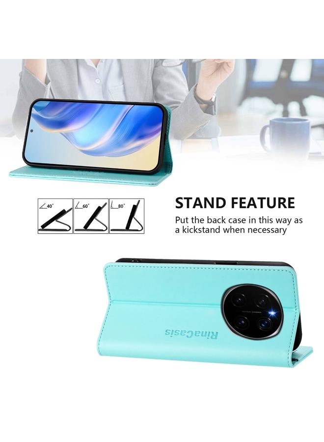 Zaboon Case For Honor Magic7 Pro RC01 Dual-Folded Magnetic Suction RFID Leather Phone Case - Image 4