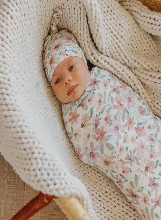Copper Pearl Swaddle Blankets for Newborns | Soft Stretchy Receiving Blankets for Boys and Girls | Large 46 x 46 Inch Baby Blankets | Lightweight and Breathable Swaddles | Natalie - Image 4