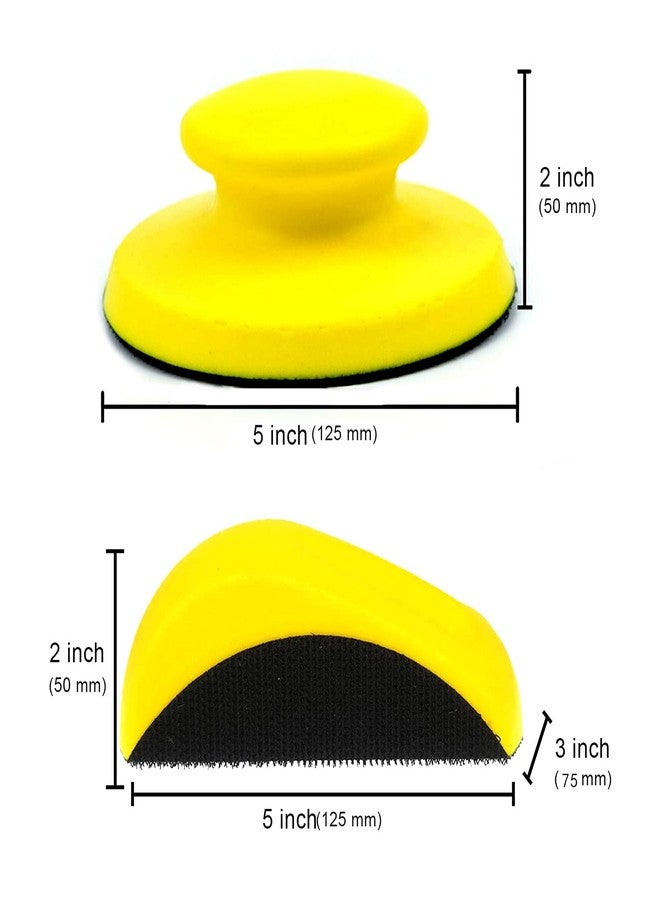 Vibra-TITE VIBRATITE 5 Inch Hook and Loop Round & Mouse Hand Sanding Block, Ideal for Woodworking, Furniture Restoration, Home and Automotive Body,Sanding Pad Hook Backing Plate for Sanders or Polishers,2PCS - Image 2