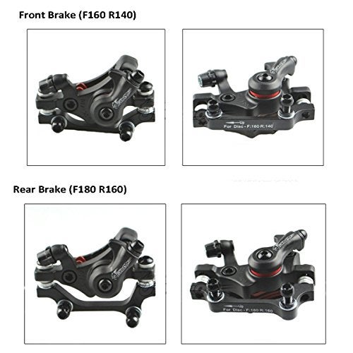 SENQI Bike Disc Brake Mechanical Cycling Bicycle Front Caliper (Black) - Image 5