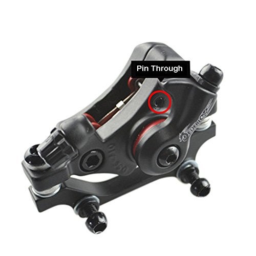SENQI Bike Disc Brake Mechanical Cycling Bicycle Front Caliper (Black) - Image 3