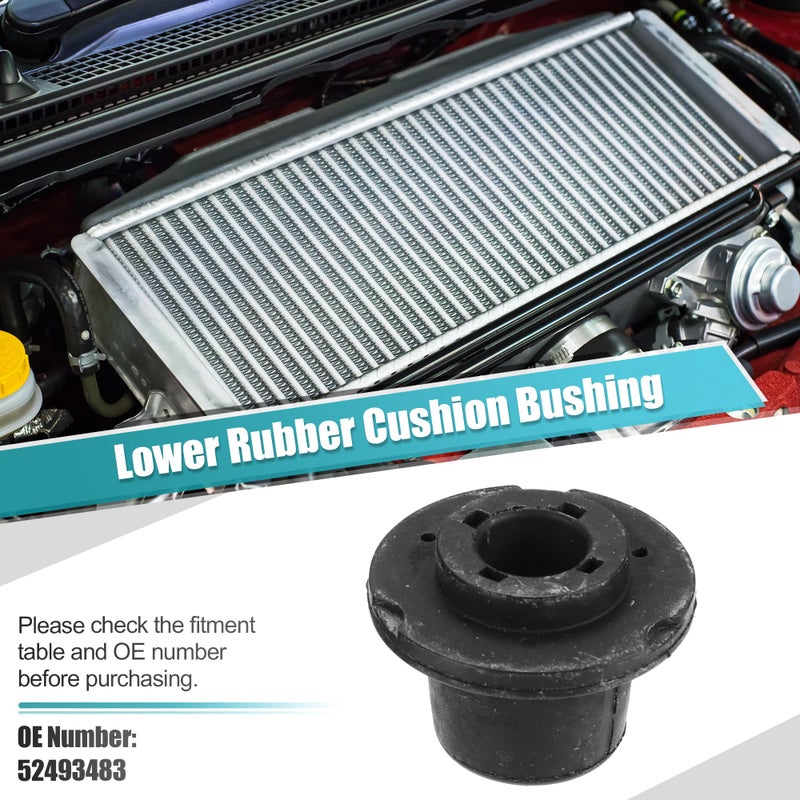 X AUTOHAUX X AUTOHAUX 2pcs Lower Rubber Cushion Bushing Radiator Mount Insulator for Chevrolet Impala 2014-2020 for Chevrolet Malibu 2004-2021 for Cadillac XTS 2013-2019 No.52493483 - Image 2