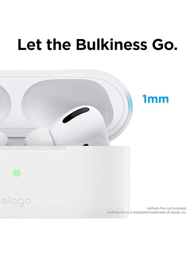 Elago Basic Slim Case For Airpods Pro Night Glow Blue - Image 3