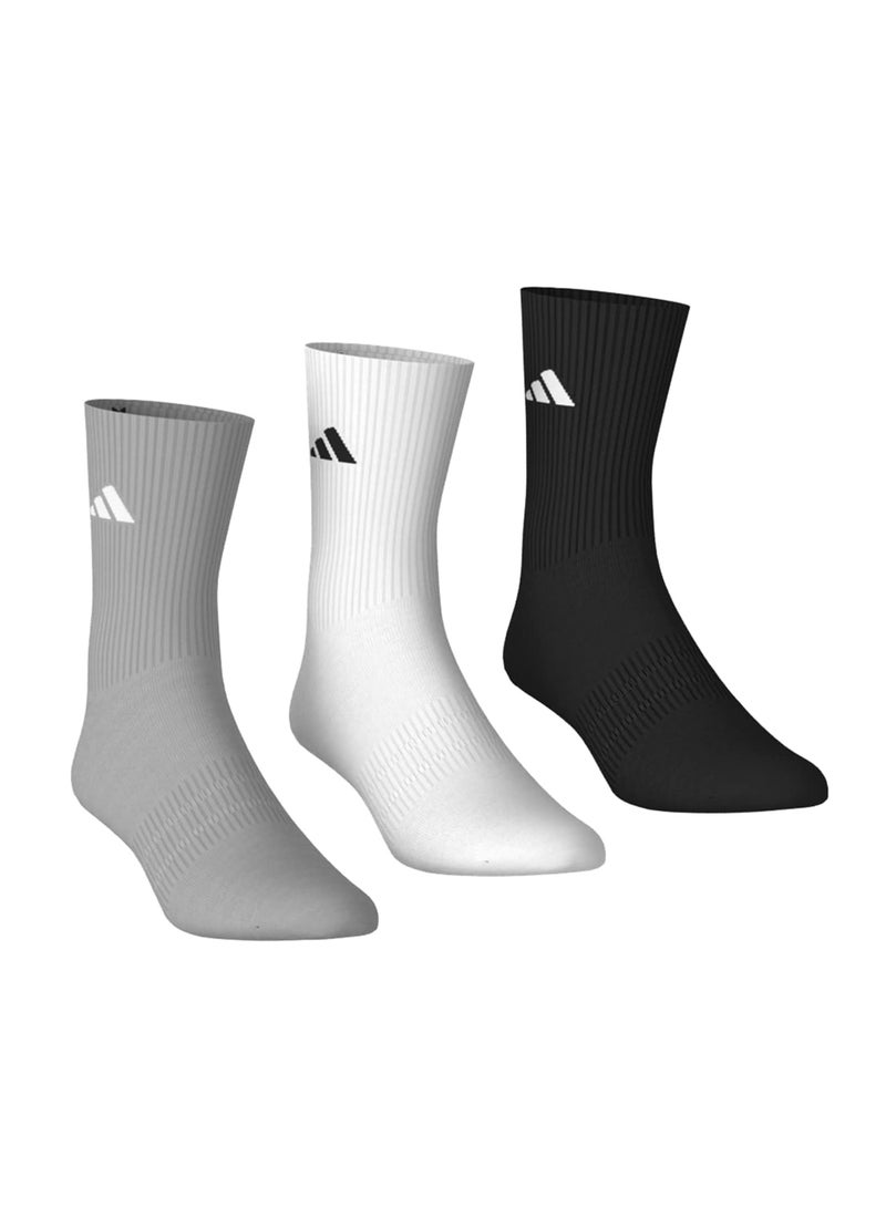 Adidas Cushioned Sportswear Crew Socks 3 Pair Pack - Image 5