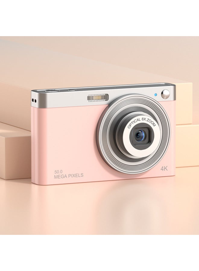 HD CCD Student Digital Camera 50 Million Pixel Telescopic Lens 4k Optical Micro Single Cross-border-Body Color:32g Memory Card - Image 2