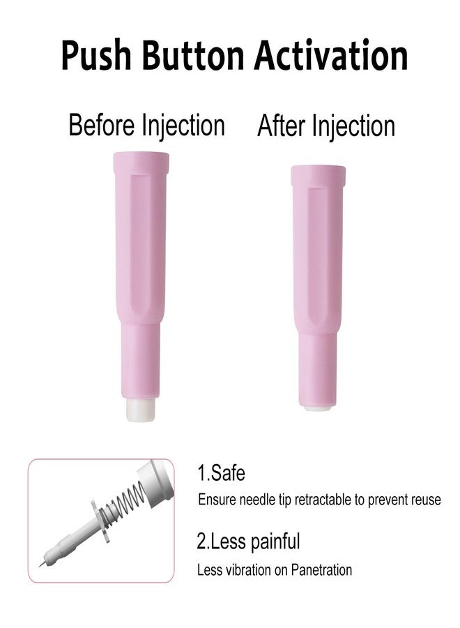 Pharmacy Choice Safety Lancets, Sterile, Top Push Button Activated, Single-Use,1.8 mm, 100 Count, 1 Pack (30G x 1.8 mm) - Image 3