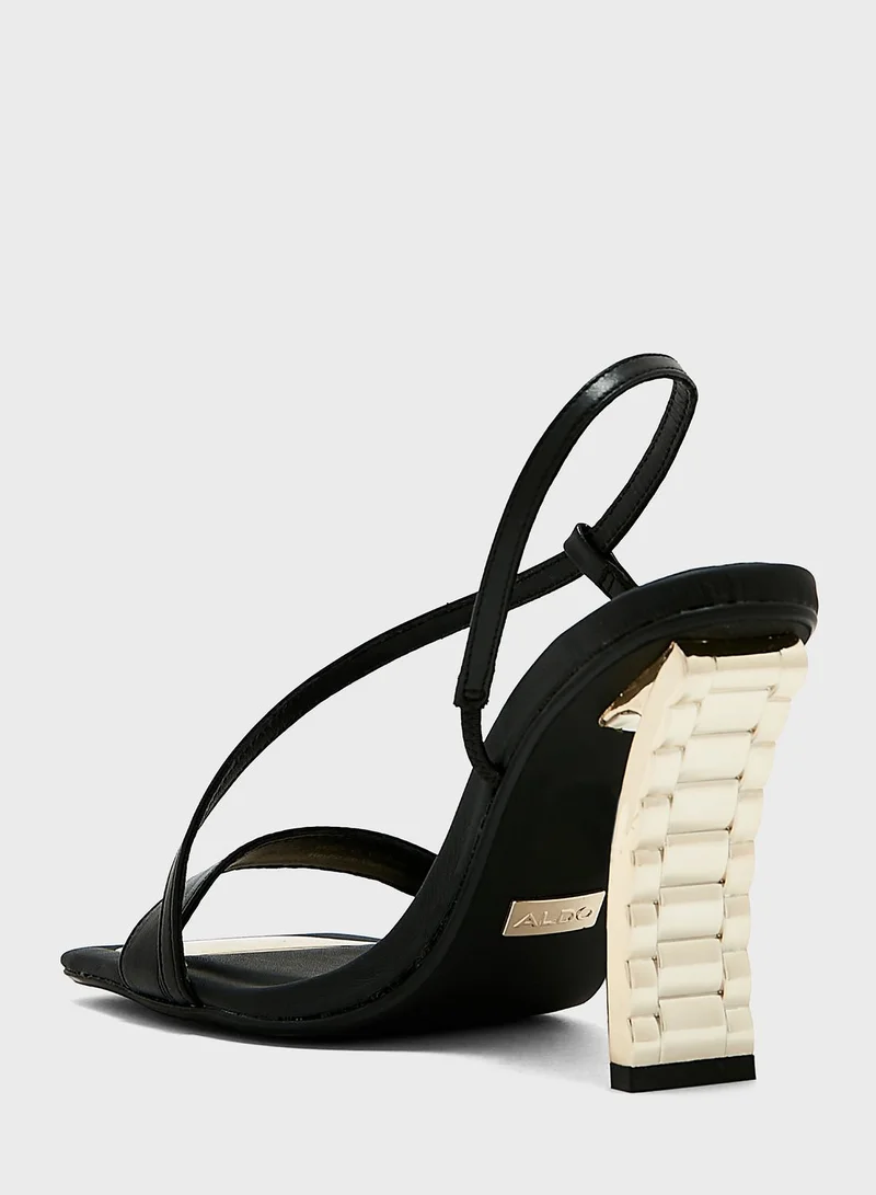 ALDO Vermeil Ankle Strap High Heel Sandals