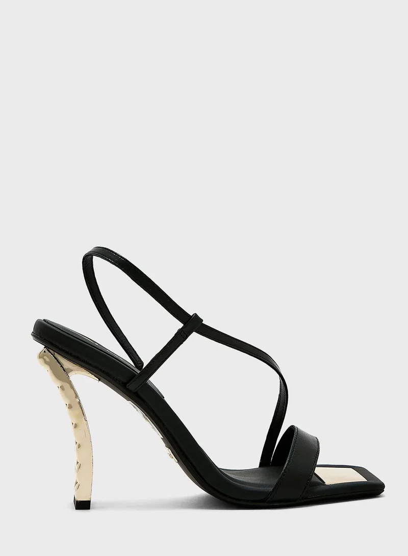 ALDO Vermeil Ankle Strap High Heel Sandals