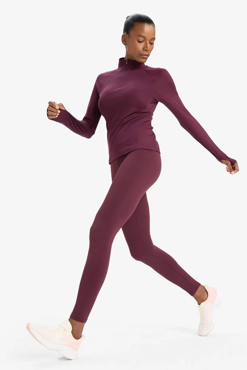 Defacto  DeFactoFit High Waist Soft Fluffy Basic Leggings for Women | Best Price UAE