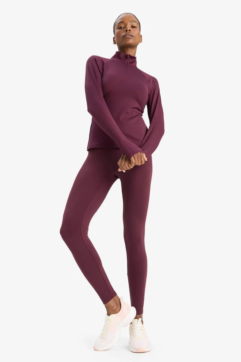 Defacto  DeFactoFit High Waist Soft Fluffy Basic Leggings for Women | Best Price UAE