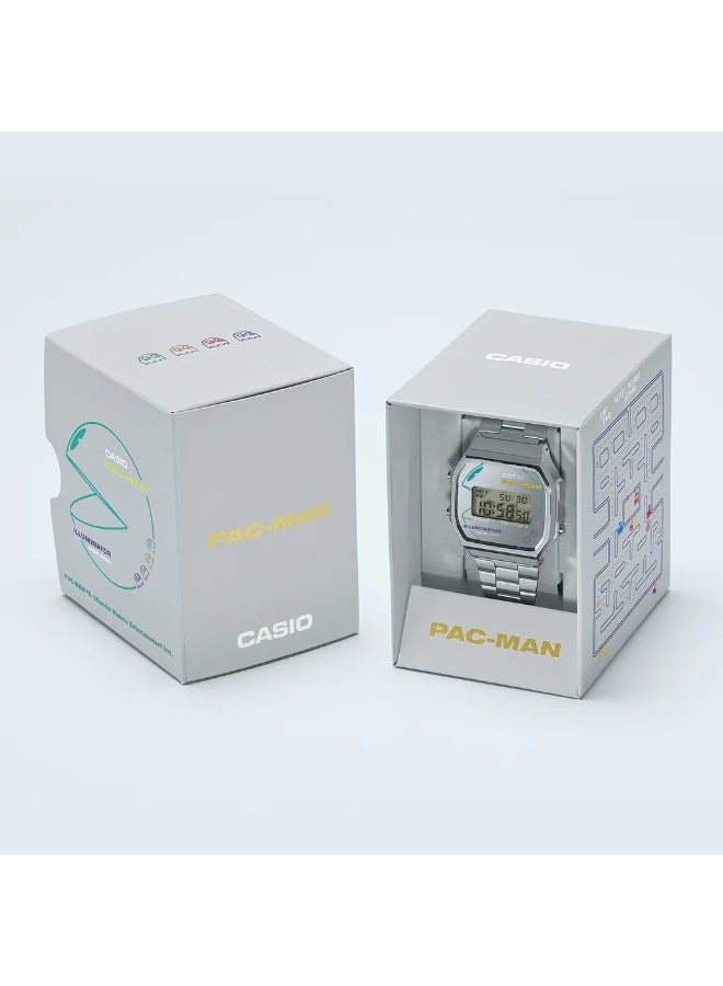Casio Vintage x Pac-Man A168WEPC-7ADR - Jam Tangan Casio - Image 5