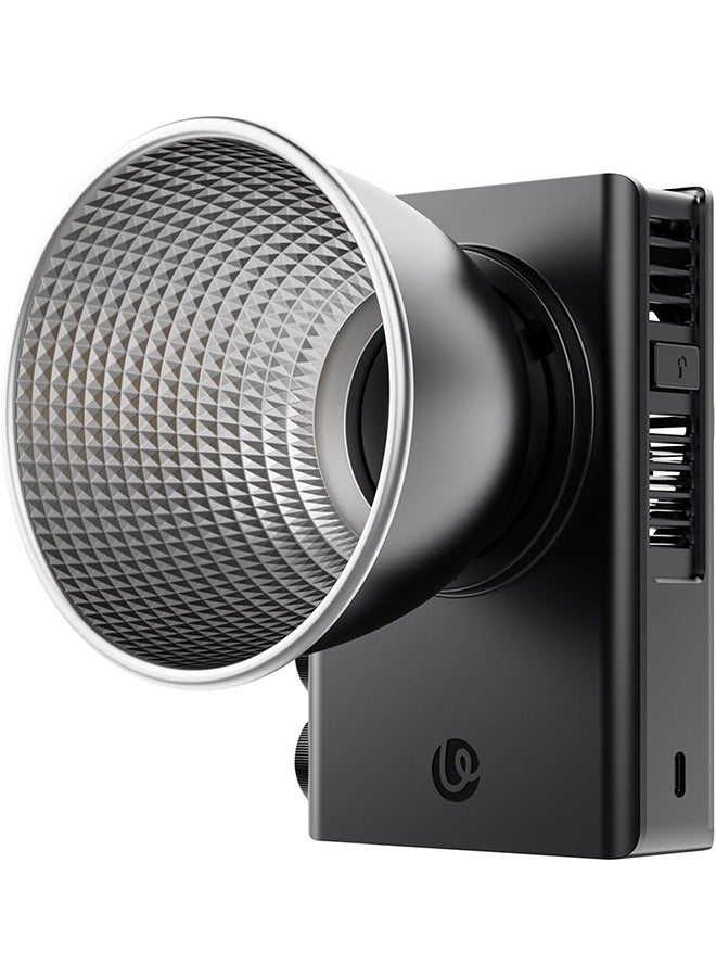 Ulanzi C01 100W COB Lights - PD 3.0 Powered, Led Video Light 2700K-6500K,14500Lx,CRI 96+, Knob Control, Compact & Lightweight (343g), Type-C Fast Charging,for Portrait/Studio Lights,Mini Bowens Mount - Image 2