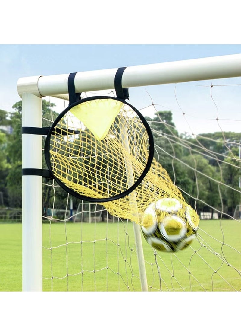 XiuWoo Football Target Net Top Bins Football Targets Football Net Football Goal Foldable Football Goals Target Nets Goal Net Football Training Equipment Target Practice Nets - Image 1
