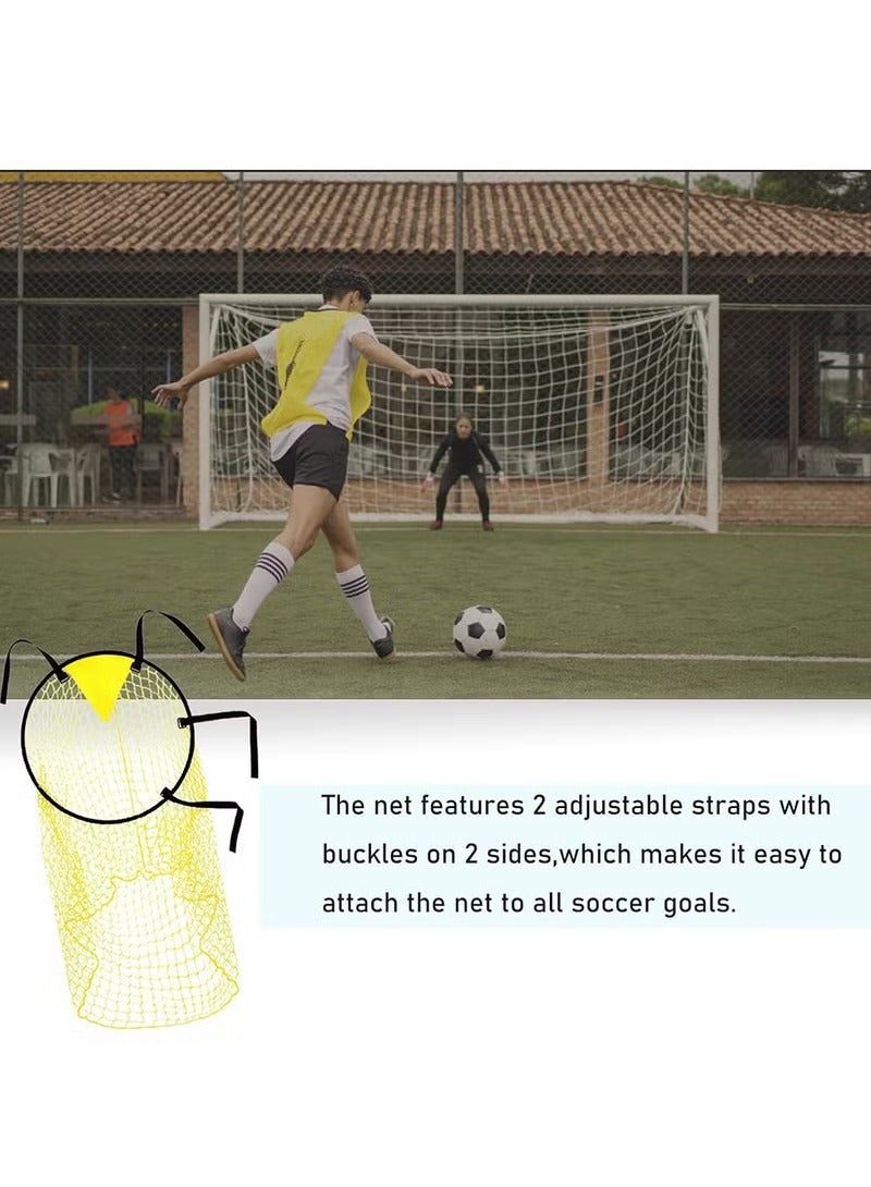 XiuWoo Football Target Net Top Bins Football Targets Football Net Football Goal Foldable Football Goals Target Nets Goal Net Football Training Equipment Target Practice Nets - Image 2