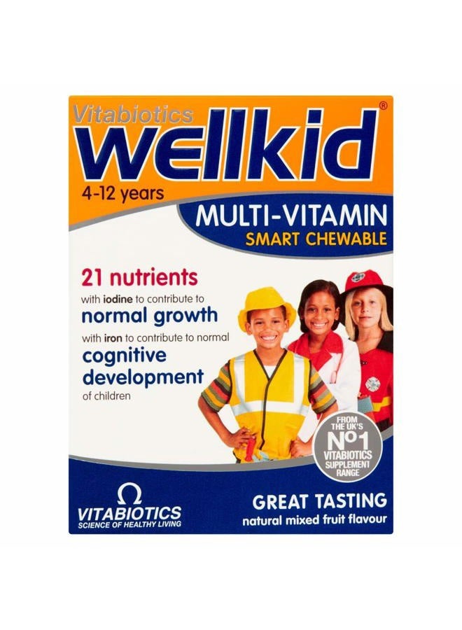 Wellkid Vitabiotics Smart Chewables - 30 Tabs - Image 1