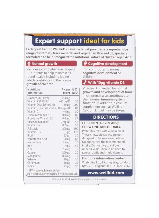 Wellkid Vitabiotics Smart Chewables - 30 Tabs - Image 2