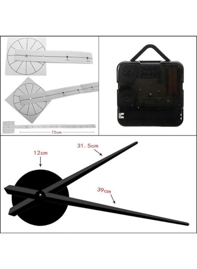 Home Gallery 3D Wall Clock Without Numbers - Image 3