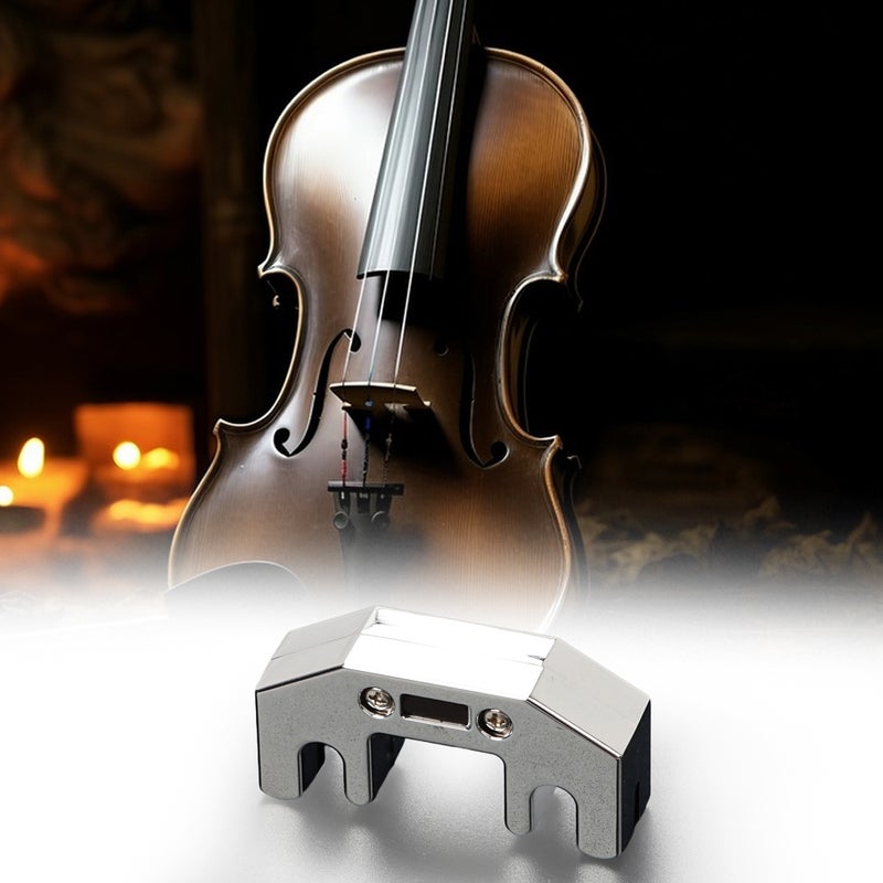 Cello Practice Mute Metal Silencer Music Instrument Cello Replacement Parts for Late Night Cello Practicing - Image 4