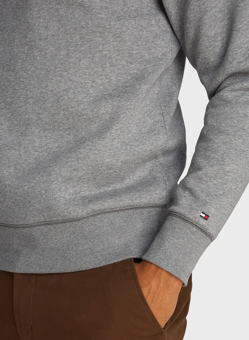 تومي هيلفيغر Logo Crew Neck Sweatshirt