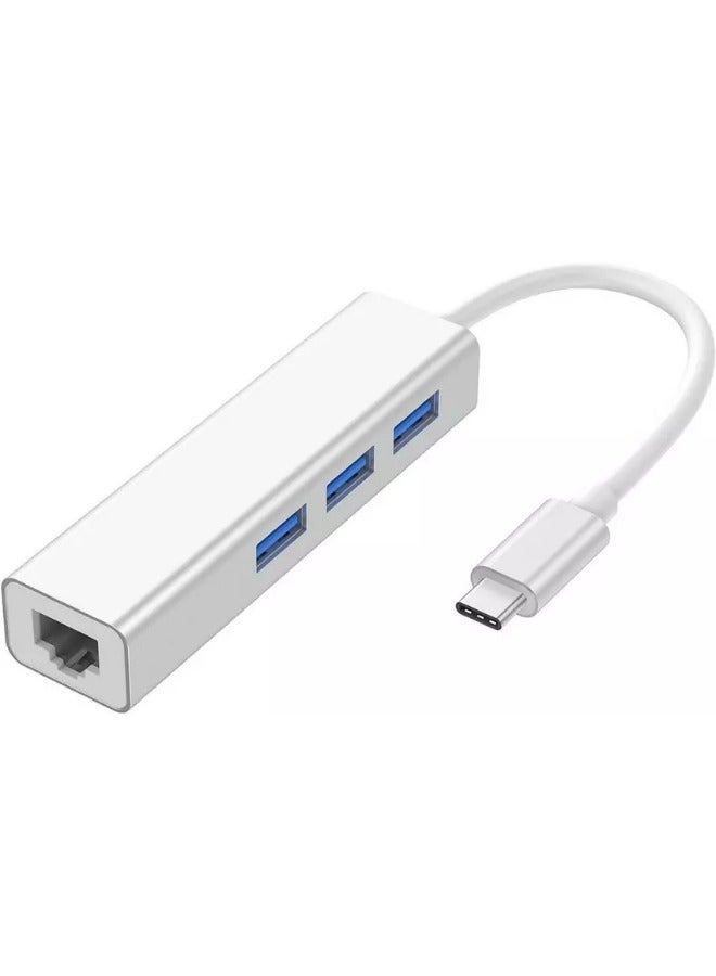 2B 3 in 1 USB HUB 3x USB 3.0 HUB Ethernet - Image 1