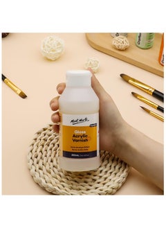 Mont Marte Mont Marte Gloss Acrylic Varnish Signature 250ml (8.5 US fl. oz), Acrylic Paint Varnish, Seals and Protects Artworks from Dust, Light, Archival Finishing Varnish, Dries Clear  - Image 4