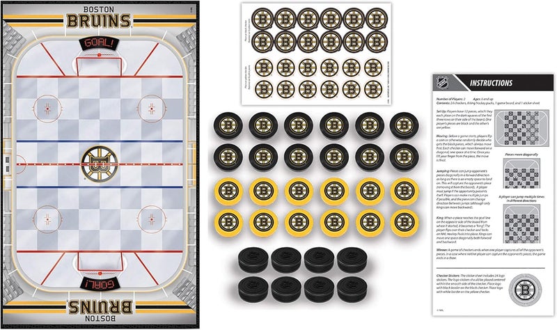 MasterPieces لعبة الشطرنج ماستر بييس NHL بوسطن بروينز رمادي صغير متعدد الحجم 4148513 x 21 - Image 2