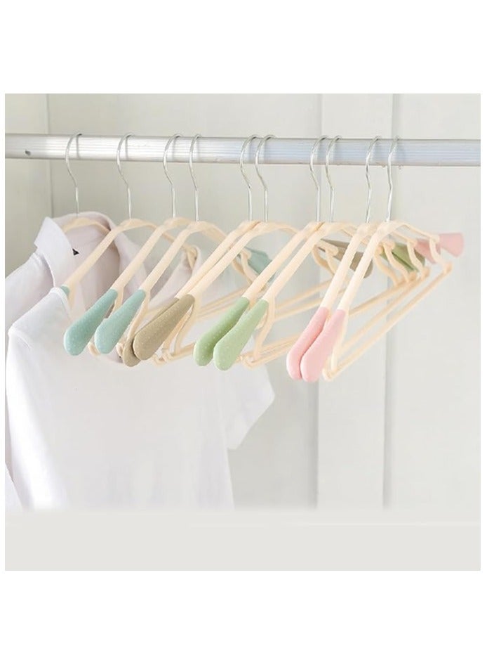 TYCOM Clothes Hangers 25 Pack Heavy Duty Durable Standard Clothes Hanger Plastic Suit Coat Shirt Hangers Space Saving Clothes Hanger with Rubber Coating 25 Pieces Pink. - Image 5