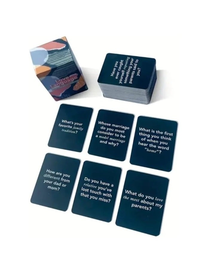OASIS-TH Love Lingual: Card Game - Better Language for Better Love - 150 Conversation Starter Questions for Couples - to Explore & Deepen Connections with Your Partner - Date Night & Relationship Cards  - Image 4